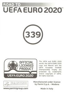 2019 Panini Road to UEFA Euro 2020 Stickers #339 Jan Oblak Back