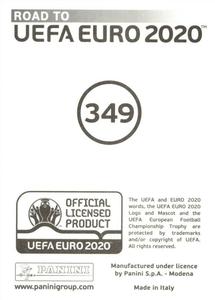 2019 Panini Road to UEFA Euro 2020 Stickers #349 Domen Crnigoj Back
