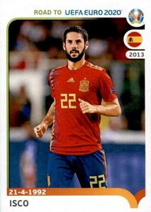2019 Panini Road to UEFA Euro 2020 Stickers #365 Isco Front