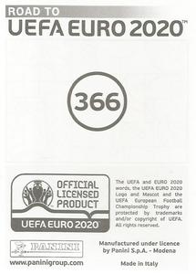 2019 Panini Road to UEFA Euro 2020 Stickers #366 Marco Asensio Back