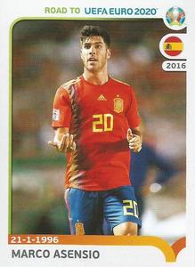 2019 Panini Road to UEFA Euro 2020 Stickers #366 Marco Asensio Front
