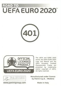 2019 Panini Road to UEFA Euro 2020 Stickers #401 Breel Embolo Back