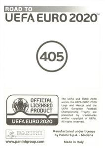 2019 Panini Road to UEFA Euro 2020 Stickers #405 Kaan Ayhan Back