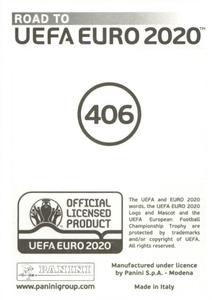 2019 Panini Road to UEFA Euro 2020 Stickers #406 Omer Bayram Back