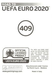 2019 Panini Road to UEFA Euro 2020 Stickers #409 Oguzhan Ozyakup Back
