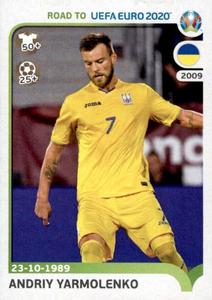 2019 Panini Road to UEFA Euro 2020 Stickers #432 Andriy Yarmolenko Front