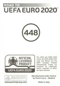 2019 Panini Road to UEFA Euro 2020 Stickers #448 Sam Vokes Back