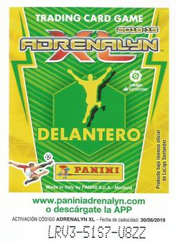 2018-19 Panini Adrenalyn XL La Liga #245 Karim Benzema Back