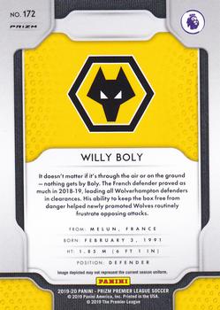 2019-20 Panini Prizm Premier League - Silver #172 Willy Boly Back