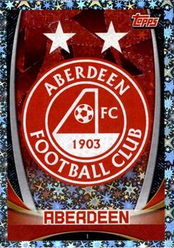 2019-20 Topps Match Attax SPFL #1 Aberdeen Club Badge Front