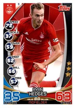 2019-20 Topps Match Attax SPFL #11 Ryan Hedges Front