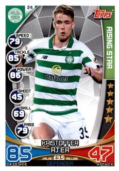 2019-20 Topps Match Attax SPFL #24 Kristoffer Ajer Front