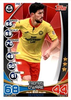2019-20 Topps Match Attax SPFL #292 Thomas O'Ware Front