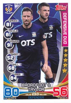 2019-20 Topps Match Attax SPFL - Duos #DU8 Broadfoot & Taylor Front