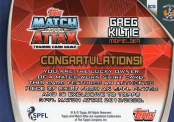 2019-20 Topps Match Attax SPFL - Shirt Cards #SC15 Greg Kiltie Back