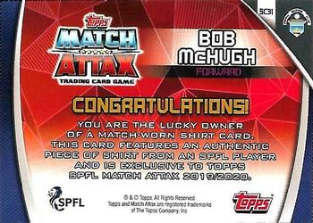 2019-20 Topps Match Attax SPFL - Shirt Cards #SC31 Bob McHugh Back