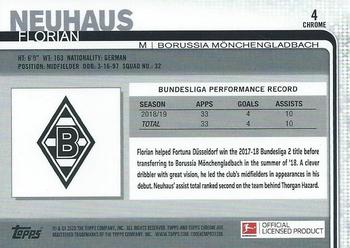 2019-20 Topps Chrome Bundesliga #4 Florian Neuhaus Back