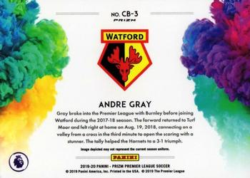 2019-20 Panini Prizm Premier League - Color Blast #CB-3 Andre Gray Back