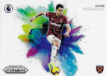 2019-20 Panini Prizm Premier League - Color Blast #CB-18 Javier Hernandez Front