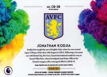 2019-20 Panini Prizm Premier League - Color Blast #CB-28 Jonathan Kodjia Back
