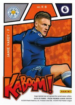 2019-20 Panini Prizm Premier League - Kaboom! #K-8 Jamie Vardy Back