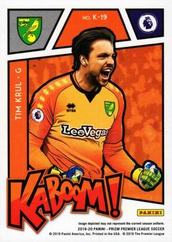 2019-20 Panini Prizm Premier League - Kaboom! #K-19 Tim Krul Back