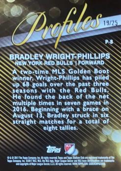 2017 Stadium Club MLS - Profiles Members Only #P-8 Bradley Wright-Phillips Back