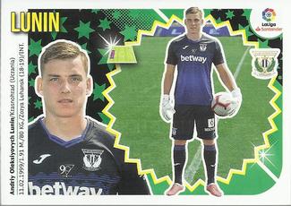 2018-19 Panini LaLiga Santander Este Stickers - Ultimos Fichajes #53 Andriy Lunin Front