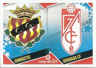 2018-19 Panini LaLiga Santander Este Stickers - Escudos Liga 123 #5 Gimnástic / Granada CF Front