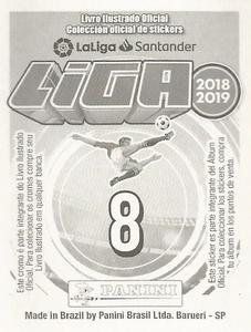 2018-19 Panini Liga Stickers LaLiga Santander (Brazil) #8 Lucas Hernandez Back