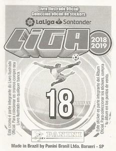 2018-19 Panini Liga Stickers LaLiga Santander (Brazil) #18 Nikola Kalinic Back