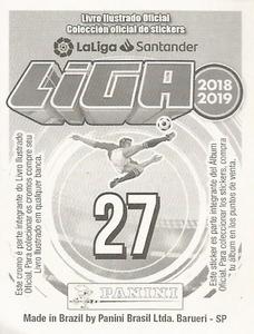 2018-19 Panini Liga Stickers LaLiga Santander (Brazil) #27 Gimenez Back