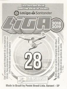 2018-19 Panini Liga Stickers LaLiga Santander (Brazil) #28 Godin Back