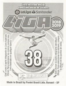 2018-19 Panini Liga Stickers LaLiga Santander (Brazil) #38 Escudos Back