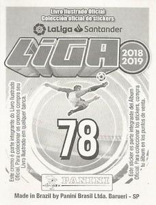 2018-19 Panini Liga Stickers LaLiga Santander (Brazil) #78 Alvaro Odriozola Back