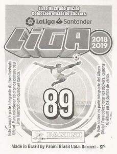 2018-19 Panini Liga Stickers LaLiga Santander (Brazil) #89 Lucas Vazquez Back