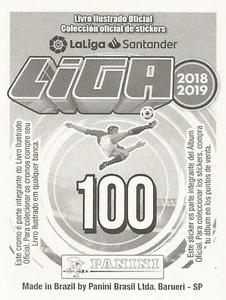 2018-19 Panini Liga Stickers LaLiga Santander (Brazil) #100 Daniel Carvajal Back