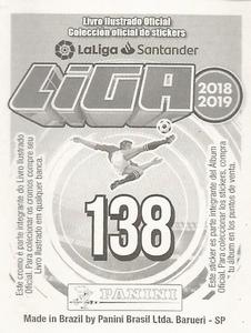 2018-19 Panini Liga Stickers LaLiga Santander (Brazil) #138 Gabriel Paulista Back