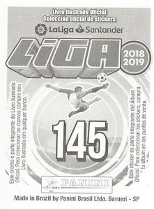 2018-19 Panini Liga Stickers LaLiga Santander (Brazil) #145 Goncalo Guedes Back