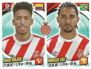 2018-19 Panini Liga Stickers LaLiga Santander (Brazil) #194 Johan Mojica / Douglas Luiz Front