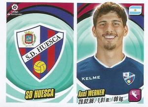 2018-19 Panini Liga Stickers LaLiga Santander (Brazil) #197 Huesca / Axel Werner Front