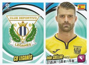 2018-19 Panini Liga Stickers LaLiga Santander (Brazil) #203 Leganes / Ivan Cuellar Front