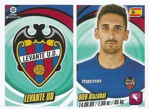 2018-19 Panini Liga Stickers LaLiga Santander (Brazil) #209 Levante / Oier Olazabal Front
