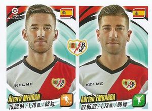 2018-19 Panini Liga Stickers LaLiga Santander (Brazil) #219 Alvaro Medran / Adrian Embarba Front
