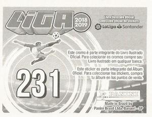 2018-19 Panini Liga Stickers LaLiga Santander (Brazil) #231 Ever Banega / Franco Vazquez Back