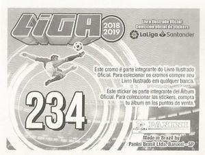 2018-19 Panini Liga Stickers LaLiga Santander (Brazil) #234 Javier Moyano / Kiko Olivas Back