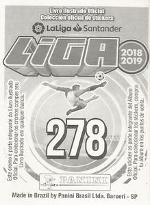 2018-19 Panini Liga Stickers LaLiga Santander (Brazil) #278 Vinicius Junior Back