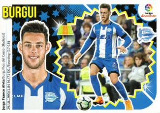 2018-19 Panini LaLiga Santander Este Stickers - Deportivo Alaves #11 Burgui Front