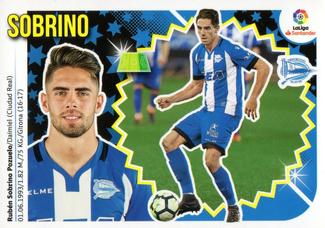 2018-19 Panini LaLiga Santander Este Stickers - Deportivo Alaves #15A Sobrino Front