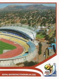 2010 Panini FIFA World Cup Stickers (Blue Back) #23 Royal Bafokeng Stadium Front
